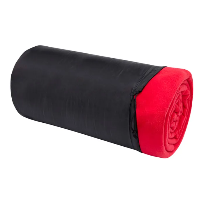 Gift Campaign Coperta a quadri in pile con borsa per il trasporto 200 g/m2> Coperte