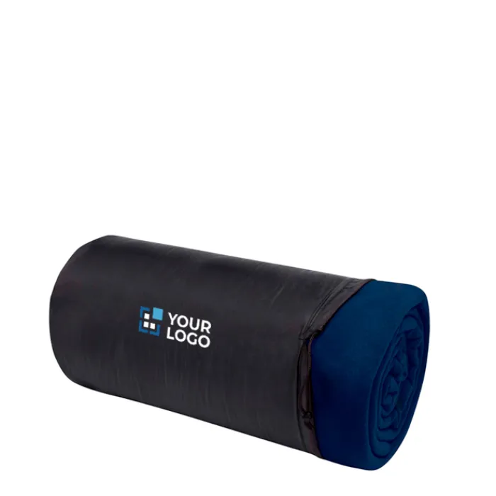 Gift Campaign Coperta a quadri in pile con borsa per il trasporto 200 g/m2> Coperte