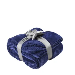 Gift Campaign Coperta con logo double face lato vellutato lato sherpa Rainy Day><noscript><img width=