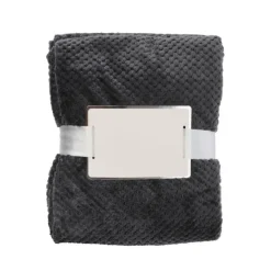 Gift Campaign Coperta con logo in pile da 230 g/m2 con trama a nido d'ape> Coperte
