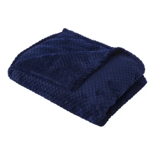 Gift Campaign Coperta con logo in pile da 230 g/m2 con trama a nido d'ape> Coperte
