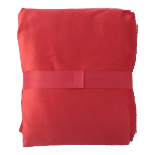 Gift Campaign Coperta ecologica con nastro personalizzabile 190 g/m2 Soft Touch> Coperte