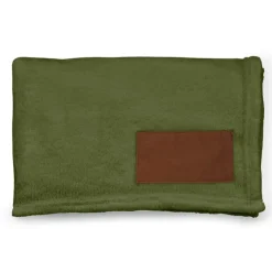Gift Campaign Coperta extra soffice in rPET 240 g/m2 con patch personalizzabile></noscript> Coperte