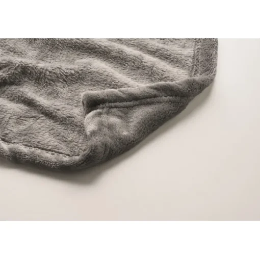 Gift Campaign Coperta in flanella con nastro e cartoncino con logo 280 g/m2 Nap RPET> Coperte