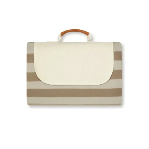 Gift Campaign Coperta picnic pieghevole in RPET con dettagli in ecopelle sintetica> Coperte