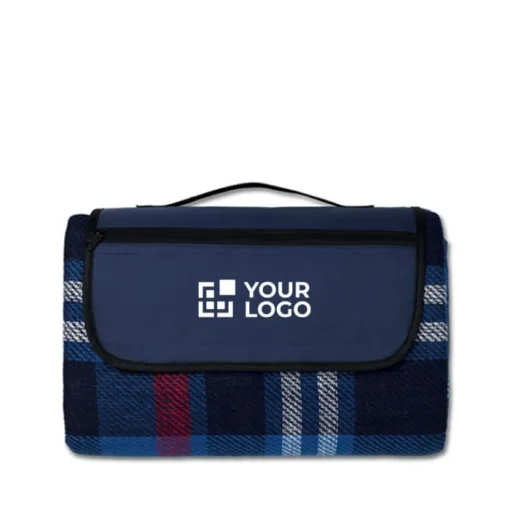 Gift Campaign Coperta promozionale pieghevole con chiusura e manico Picnic Parkview> Coperte
