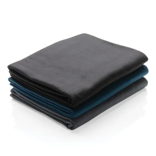 Gift Campaign Coperte con logo in pile in sacchetto con coulisse 160 g/m2 Polar Soft> Coperte