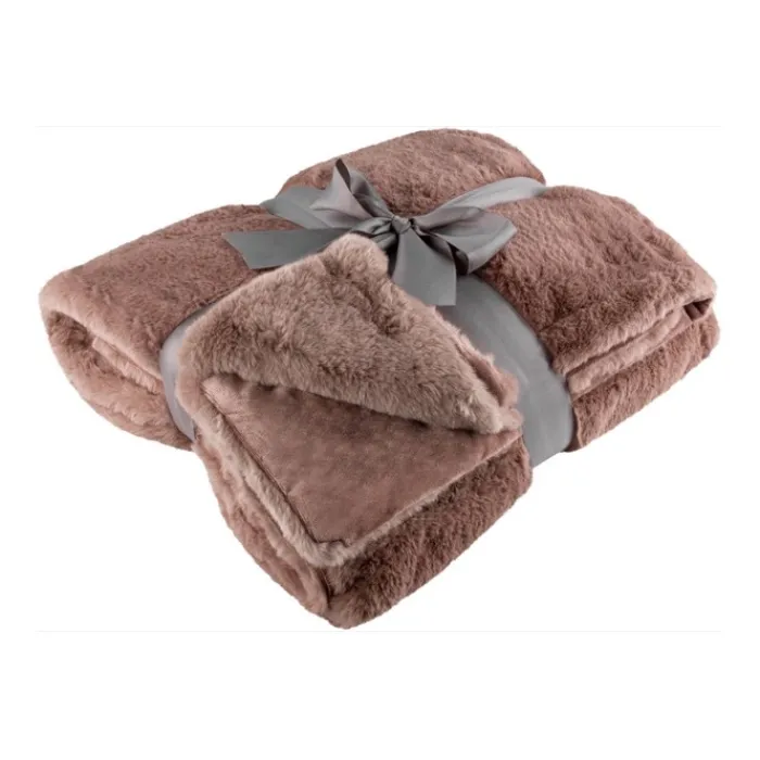 Gift Campaign Coperte con logo morbide di alta qualità doppia grammatura Couch> Coperte