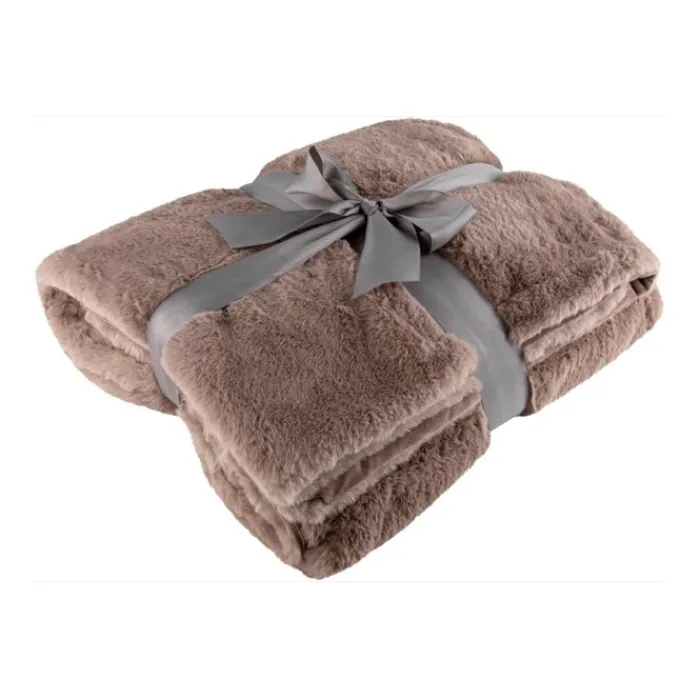 Gift Campaign Coperte con logo morbide di alta qualità doppia grammatura Couch> Coperte