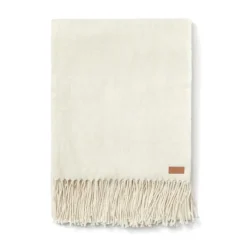 Gift Campaign Coperte con motivo geometrico con frange 130x170cm Geometric Luxe></noscript> Coperte