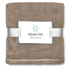 Gift Campaign Coperte in flanella con nastro e biglietto personalizzabile Verbier></noscript> Coperte