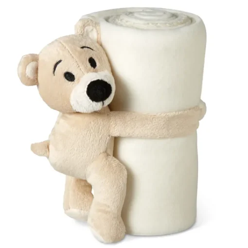 Gift Campaign Coperte personalizzate in pile in tanti colori con peluche orso Oso> Regali Per Bambini|Coperte