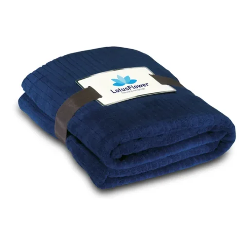 Gift Campaign Coperte pile nastro biglietto personalizzabile 240 gr/m2 Yellow Stone> Coperte