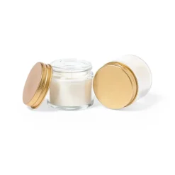 Gift Campaign Coppia di 2 candele personalizzate profumate ai fiori di Fresia> Candele
