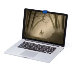 Gift Campaign Copri webcam personalizzato con pulisci schermo integrato Clip></noscript> Copri Webcam|Gadget Per L'Ufficio