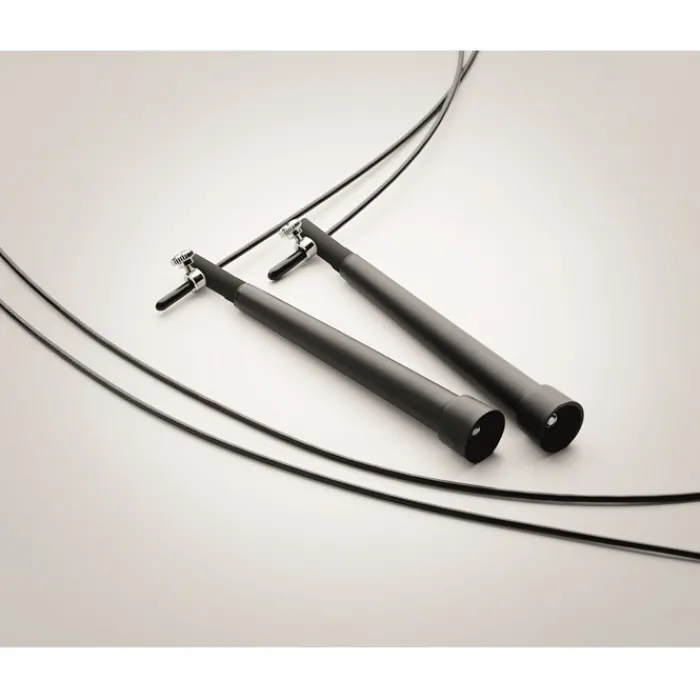 Gift Campaign Corda per saltare regolabile con trattamento in PVC e custodia Adjust> Gadget Palestra