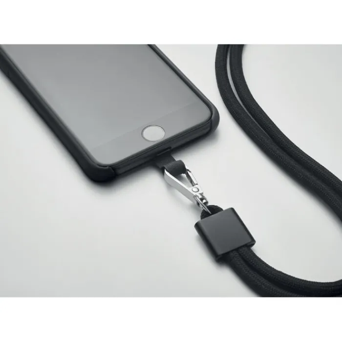 Gift Campaign Cordino tubolare porta telefono in RPET di colore> Lanyard E Porta Badge Personalizzati