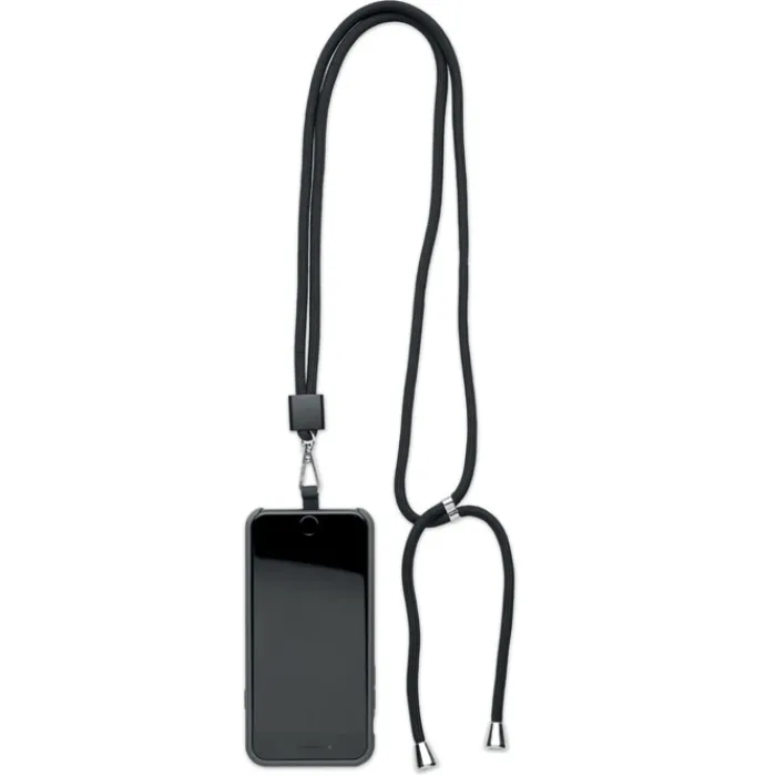 Gift Campaign Cordino tubolare porta telefono in RPET di colore> Lanyard E Porta Badge Personalizzati