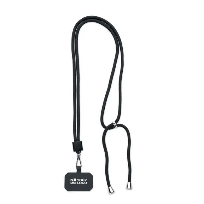 Gift Campaign Cordino tubolare porta telefono in RPET di colore> Lanyard E Porta Badge Personalizzati