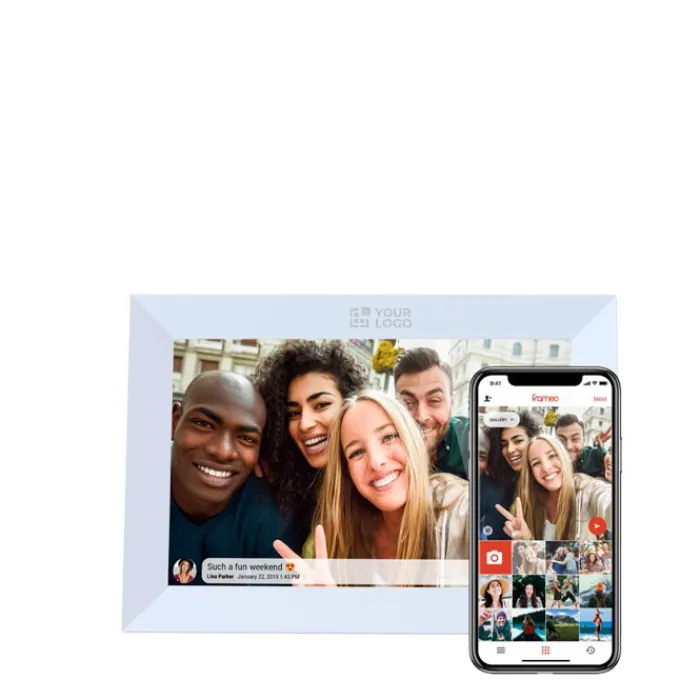 Gift Campaign Cornice digitale Prixton Prado 10'' che funziona con app ''Frameo''> Gadget Per L'Ufficio