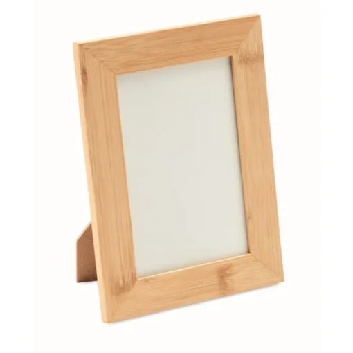Gift Campaign Cornice promozionale con logo in legno rettangolare 10x15cm Wood> Gadget Per L'Ufficio