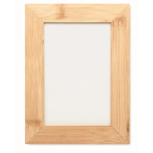 Gift Campaign Cornice promozionale con logo in legno rettangolare 10x15cm Wood> Gadget Per L'Ufficio
