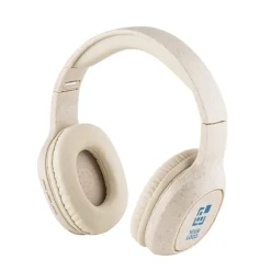 Gift Campaign Cuffie bluetooth pieghevoli in fibra di paglia di grano e ABS Fold></noscript> Cuffie Personalizzate