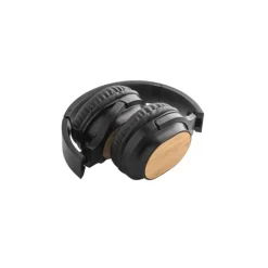 Gift Campaign Cuffie wireless con bluetooth 5.0 in ABS e in bambù> Cuffie Personalizzate