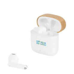 Gift Campaign Cuffie wireless con custodia in bambù e 5 ore di autonomia></noscript> Auricolari Personalizzati