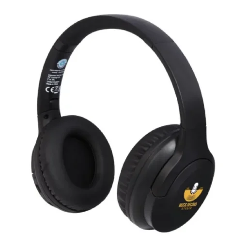 Gift Campaign Cuffie wireless realizzate in plastica riciclata con microfono Loop> Gadget Palestra|Cuffie Personalizzate