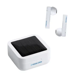 Gift Campaign Cuffiette bluetooth in custodia con pannello solare Solar Charging><noscript><img width=