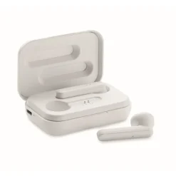 Gift Campaign Cuffiette bluetooth TWS con logo in scatolina che le ricarca Ultimate> Gadget Palestra|Auricolari Personalizzati