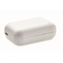 Gift Campaign Cuffiette bluetooth TWS con logo in scatolina che le ricarca Ultimate></noscript> Gadget Palestra|Auricolari Personalizzati