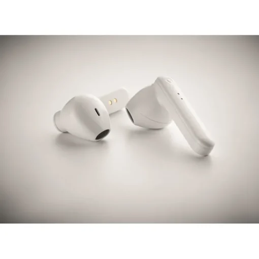Gift Campaign Cuffiette bluetooth TWS con logo in scatolina che le ricarca Ultimate> Gadget Palestra|Auricolari Personalizzati