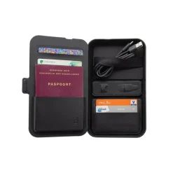 Gift Campaign Custodia da viaggio in PU riciclato RCS con caricatore wireless 3 in 1></noscript> Accessori Da Viaggio|Caricabatterie