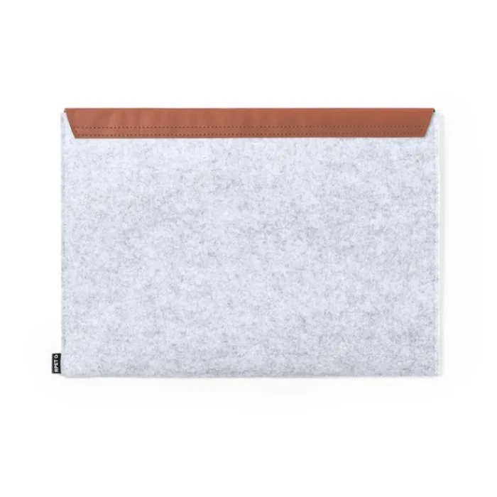 Gift Campaign Custodia per laptop in feltro RPET con patta in similpelle 14''> Custodie Per Pc