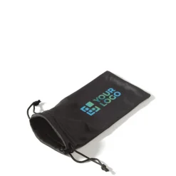 Gift Campaign Custodia per occhiali nera in microfibra><noscript><img width=