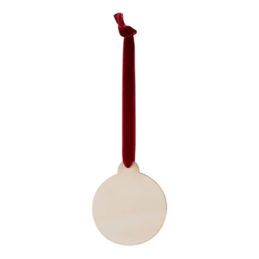 Gift Campaign Decorazione a palla di Natale da appendere con nastro in velluto> Gadget Natalizi