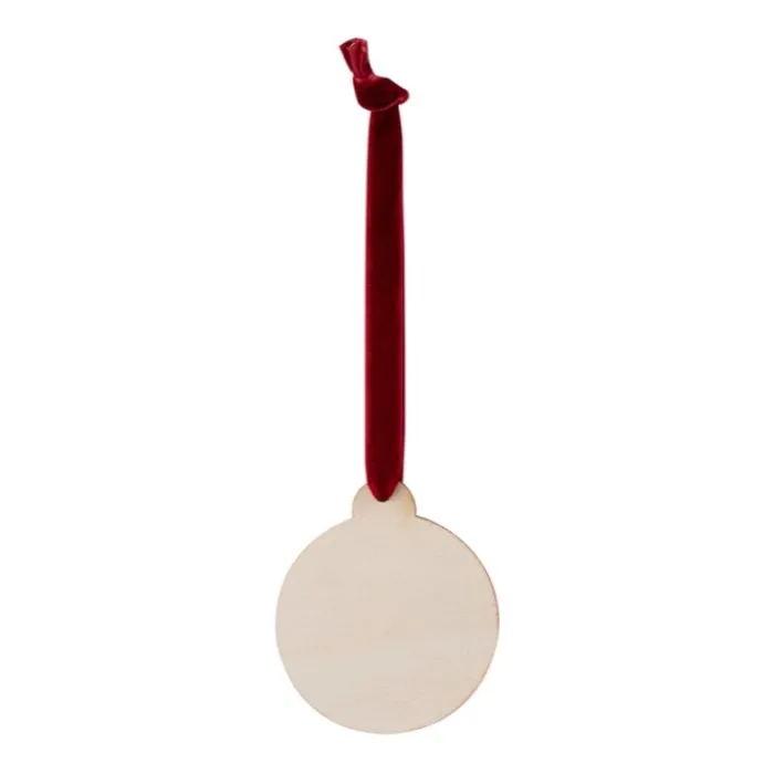 Gift Campaign Decorazione a palla di Natale da appendere con nastro in velluto> Gadget Natalizi