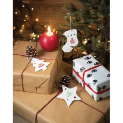 Gift Campaign Decorazione natalizia in legno a forma di stella da appendere Nova></noscript> Gadget Natalizi