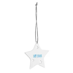 Gift Campaign Decorazione natalizia in legno a forma di stella da appendere Nova></noscript> Gadget Natalizi