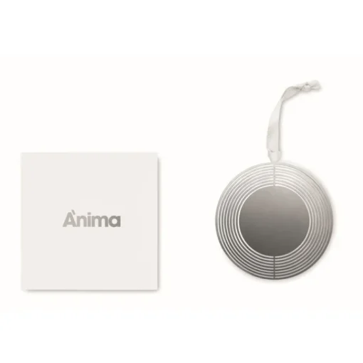 Gift Campaign Decorazione rotonda promozionale realizzata in acciaio inox Round> Gadget Natalizi