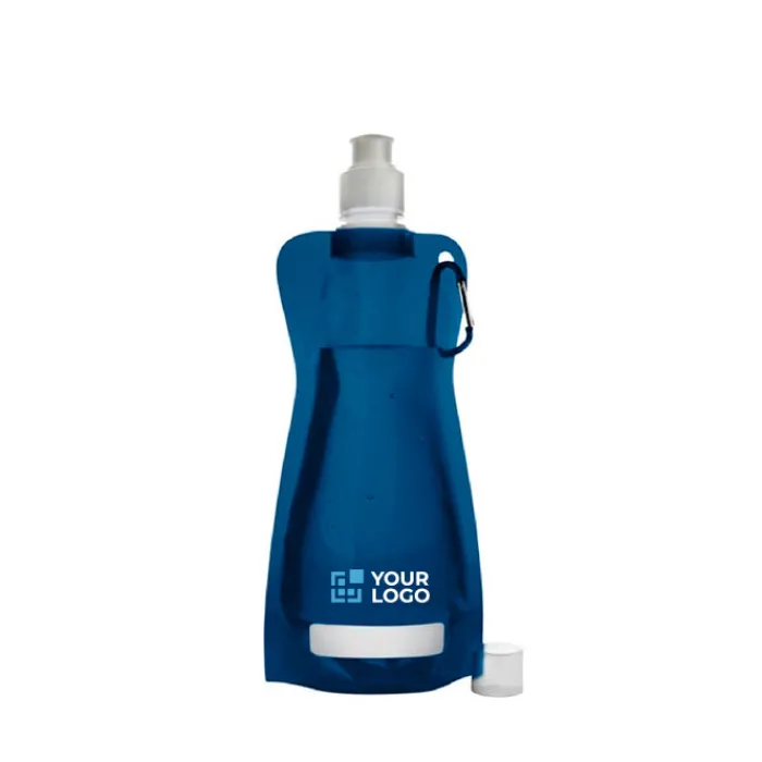 Gift Campaign Economica bottiglia d'acqua pubblicitaria pieghevole 420ml Rebel> Gadget Per La Scuola|Borracce In Plastica