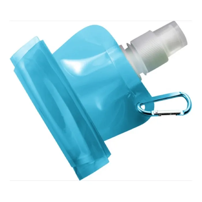 Gift Campaign Economica bottiglia d'acqua pubblicitaria pieghevole 420ml Rebel> Gadget Per La Scuola|Borracce In Plastica