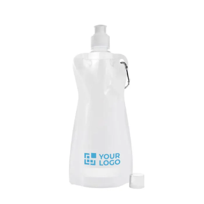 Gift Campaign Economica bottiglia d'acqua pubblicitaria pieghevole 420ml Rebel> Gadget Per La Scuola|Borracce In Plastica