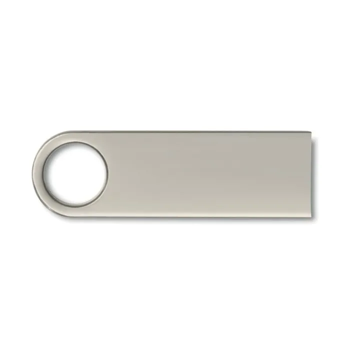 Gift Campaign Elegante e compatta USB in alluminio per portachiavi Compacto Round> Chiavette Usb Di Metallo