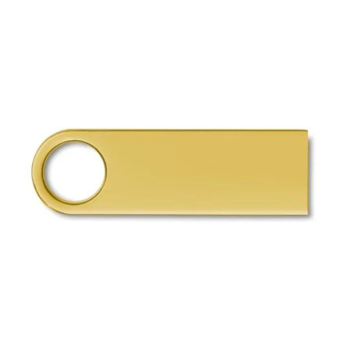 Gift Campaign Elegante e compatta USB in alluminio per portachiavi Compacto Round> Chiavette Usb Di Metallo