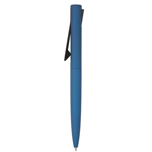 Gift Campaign Eleganti penne con logo in alluminio e ABS inchiostro blu Museo> Penne In Metallo