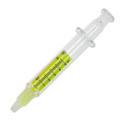 Gift Campaign Evidenziatore a forma di siringa trasparente disponibile in 4 colori></noscript> Evidenziatori