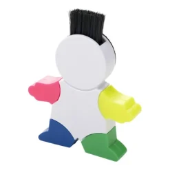 Gift Campaign Evidenziatore in ABS a forma di omino con 4 colori fluorescenti></noscript> Evidenziatori